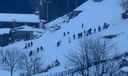 Zirvelerde 'karlı güneş' güzelliği