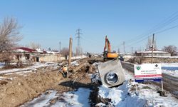 Iğdır’da Belediyesi İki Mahallede Kanalizasyon Hattı Yenileniyor