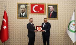 Vali Ercan Turan’dan Rektör Gürel’e Veda Ziyareti