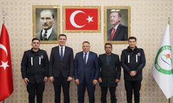 Iğdır S Tipi Kapalı Ceza İnfaz Kurumu Heyetinden Rektör Gürel’e Ziyaret