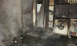 Apartman dairesinde yangın korkuttu