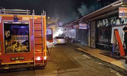 Ekmek fırınında yangın