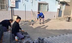 Germencik'te yol çalışmaları sürüyor