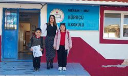 Köy okulu 2 öğrenci için açık: Öğrenciler karnelerini aldı