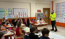 Öğrencilere trafik eğitimi