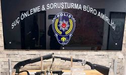 Ruhsatsız 2 tüfek ile 8 tabanca ele geçirildi: 5 gözaltı