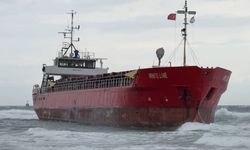 Tekirdağ'da yük gemisi karaya oturdu