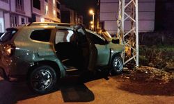 Trafik kazası kamerada: 1 yaralı