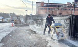 Yol ve kaldırım seferberliği devam ediyor