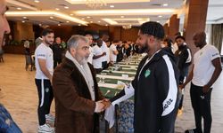 Maç Öncesi Başkan Alagöz’den Takıma Moral Ziyareti