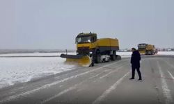 Iğdır’da Kar Yağışı Nedeniyle Uçak Seferleri İptal Edildi
