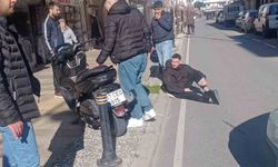 100 metre arayla motosikletlileri yola savuran iki kaza: 1 yaralı