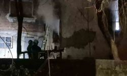 2 katlı evde yangın paniği