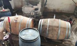 800 litre kaçak şarap ele geçirildi