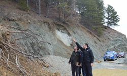 Artan su seviyesi orman ve arazi yollarında heyelana neden oldu