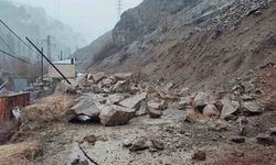 Artvin'in Yusufeli ilçesinde heyelan