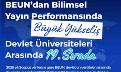 BEUN'dan bilimsel yayın performansında büyük yükseliş