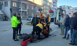 Burdur'da motosiklet ile otomobil çarpıştı: 1 yaralı