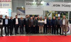 Edremit Ticaret Odası Heyeti, Aydın'da fuara katıldı