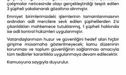 Emniyet Müdürlüğüne EYP'li saldırıda 3 gözaltı
