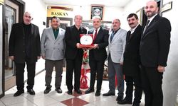 ESOB yönetiminden, Tortum Belediye Başkanı Yiğider'e nezaket ziyareti