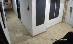 Güvenlik kameralarına zarar veren şahıs kameraya yakalandı