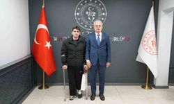 İl Müdürü şampiyonu ağırladı