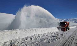 Karabet Geçidi'nde kar kalınlığı 2 metreyi geçti