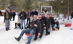 Kızaklarla kıyasıya yarış