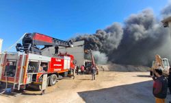 Sanayideki yangın korkuttu