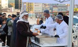 Şanlıurfa'da iftar çadırında ilk oruçlar açıldı