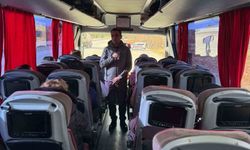 Sivil otobüs denetimi yapıldı