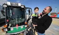 Süpürge kamyonu hayali gerçek oldu