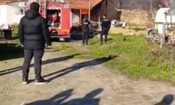 Tek katlı evde çıkan yangın korkuttu