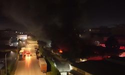 Tekstil fabrikasında yangın
