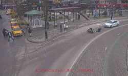 Trafik kazaları kameralara yansıdı