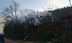 Yangında ev küle döndü