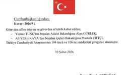 Erzurum Valisi Mustafa Çiftçi İçişleri Bakanı Oldu, Adalet Bakanlığına Akın Gürlek Atandı