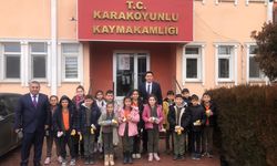 Melekli İlkokulu Öğrencilerinden Kaymakam Fatih Erdoğan’a Ziyaret