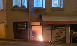 Alev alan kalorifer kazanı korkuttu