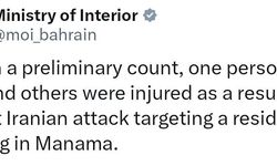 Bahreyn'de sivil bir binaya saldırı: En az 1 ölü