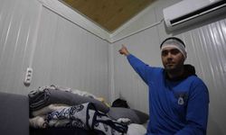 Bayram günü konteyneri delip geçen yorgun merminin kafasına isabet etmesiyle kabusu yaşadı