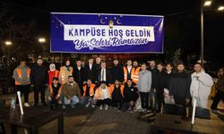 BEUN'da Rektör Özölçer öğrencilerle iftar sofrasında buluştu