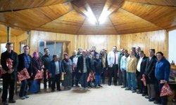 Engelliler Pazarlar'daki iftar programında ilçe protokolüyle bir araya geldi