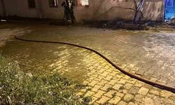 Evde yangın çıktı