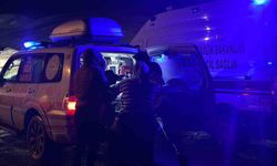 Hasta ambulansla hastaneye kaldırıldı
