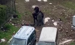 Kavga anı kameraya yansıdı