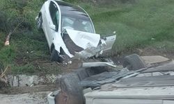 Kontrolden çıkan elektrikli araç otoparkı savaş alanına çevirdi