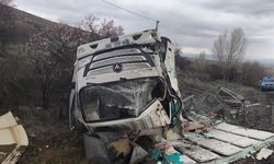 Kontrolden çıkan kamyonet devrildi: 1 kişi yaralandı