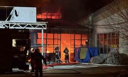 Mobilya atölyesi alevlere teslim oldu